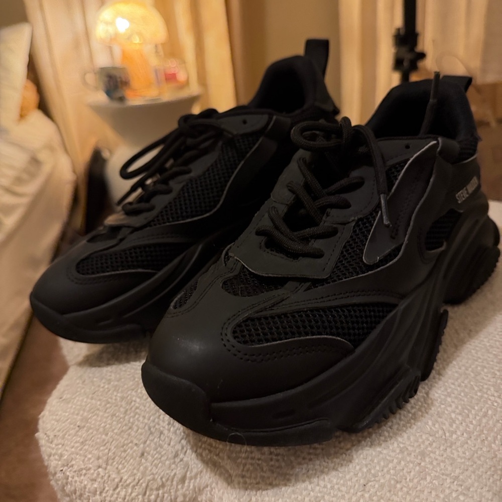 Stylish Black Sneakers